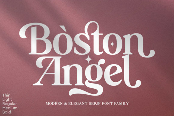 Boston Angel: The Display Font for a More Memorable Brand