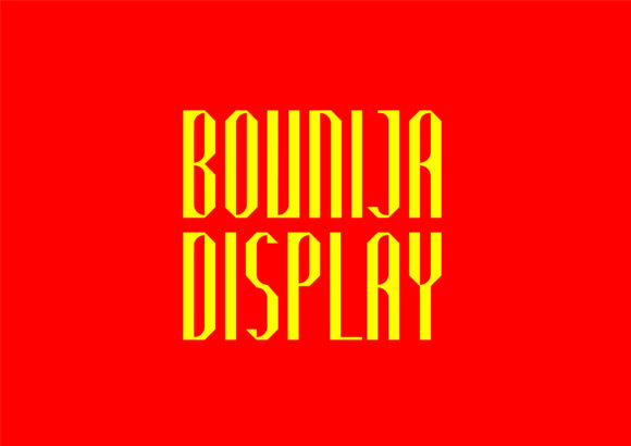 Bounija Display: The Display Font Built for Modern Campaigns