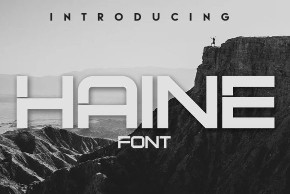 Bring Modern Edge to Your Designs with the Haine Font