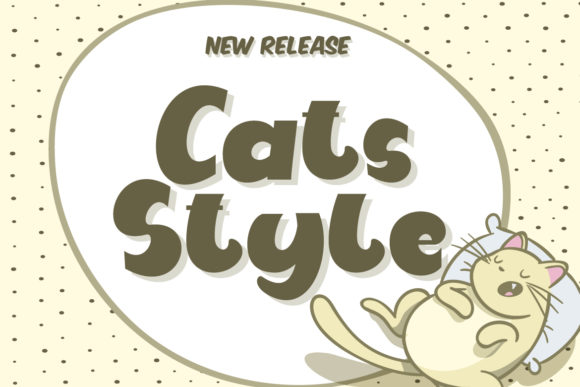 Cats Style: A Chunky Display Font Designed to Capture Attention