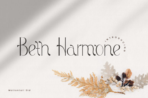 Discovering Beth Harmone: A Modern Display Font for Authentic Branding
