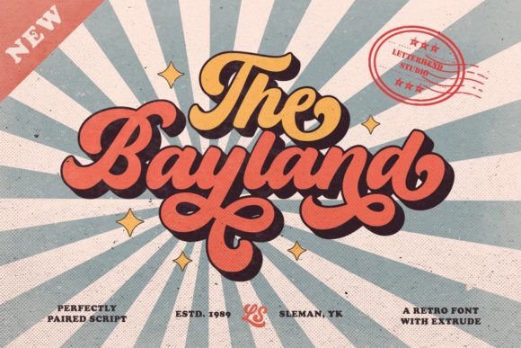 Exploring The Bayland: A Playful Vintage Display Font