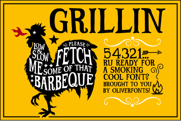 Grillin Font: The Bold & Playful Typeface for Creative Sakers