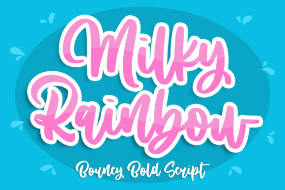 How the Milky Rainbow Display Font Elevates Digital Design