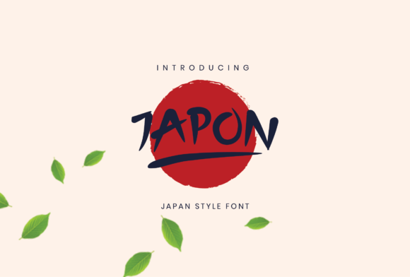 Japon: A Charming Display Font for Digital Designs