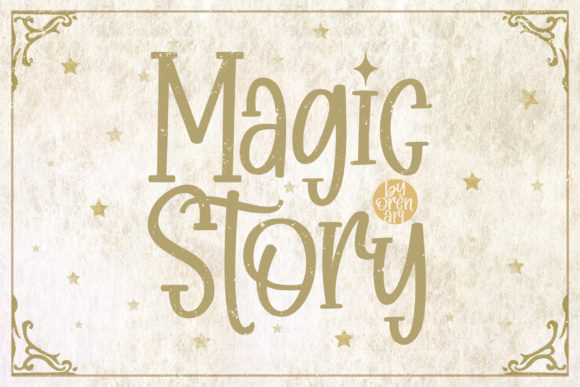 Magic Story Font: A Quirky Typeface for Handmade Charm