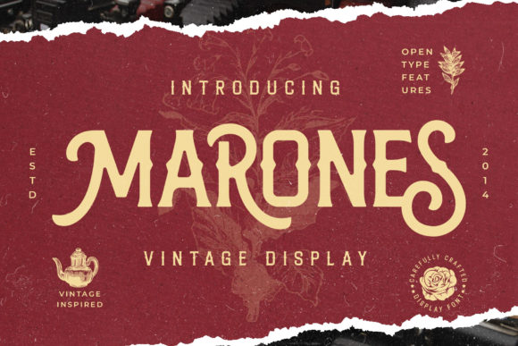 Marones: The Display Font for Campaigns That Demand Attention