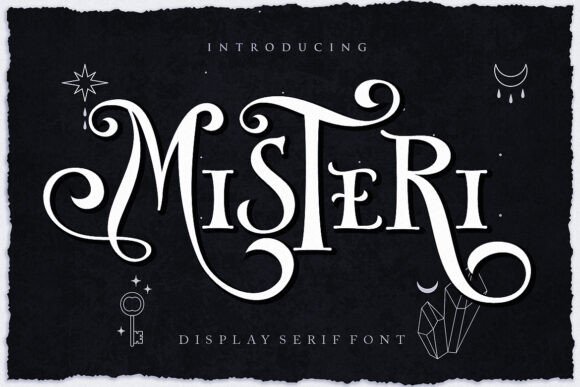 Misteri: The Delicate Display Font for Handmade Shops