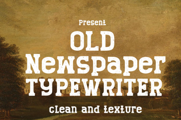 Old Newspaper: A Nostalgic Display Font for Distinctive Web Design