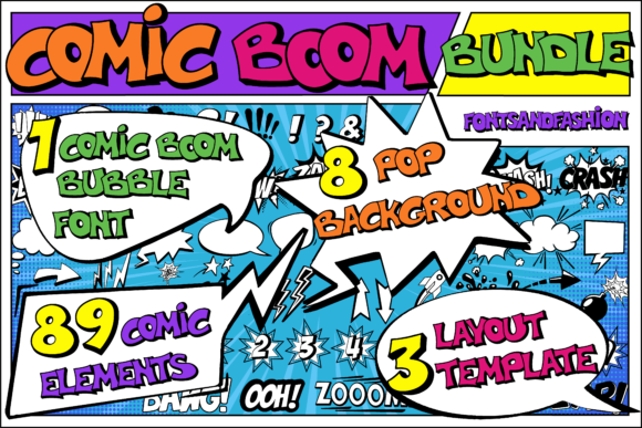 Our Little Bakery’s Secret Ingredient: The Comic Boom Font