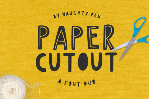 Paper Cutout: A Bold, Playful Font for Brand Identity