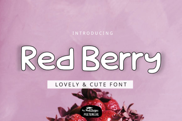 Red Berry Font: A Playful Display Typeface for Web Design