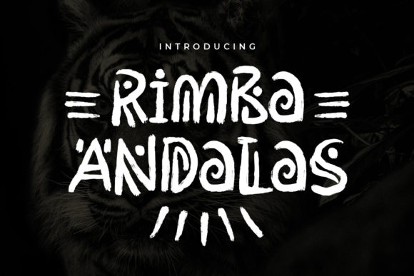 Rimba Andalas: A Tribal Display Font for Modern Marketing