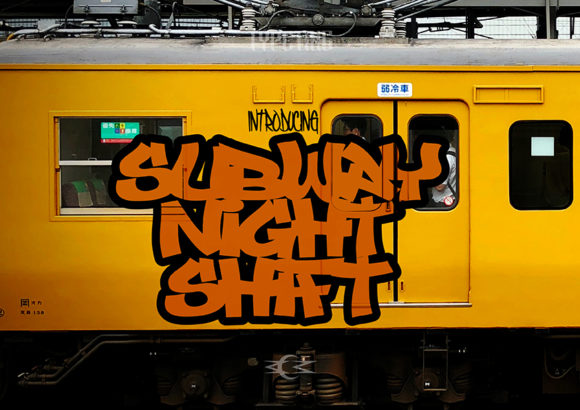 Subway Night Shift: A Bold Display Font for Digital Spaces