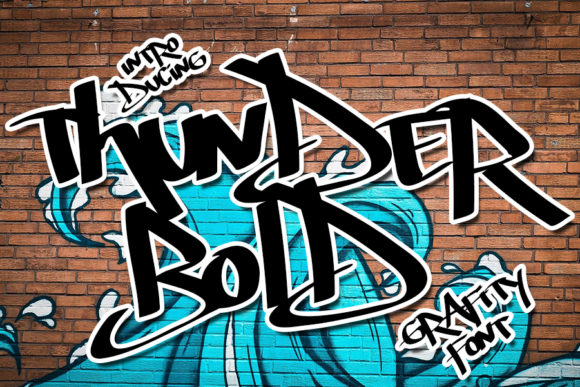 Thunder Bold: The Urban Display Font for Crafters Who Mean Business